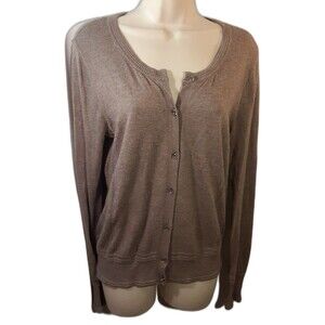Banana Republic Dressy Cardigan "Glass" Buttons Size Small